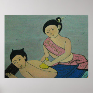 Affiches Massage thaïlandais traditionnel