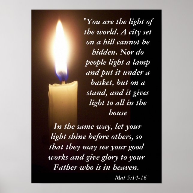 Affiches Mat 5:14-16 (Devant)