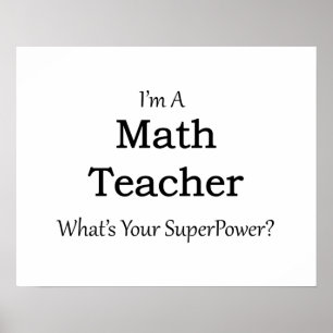Affiches Math Teacher