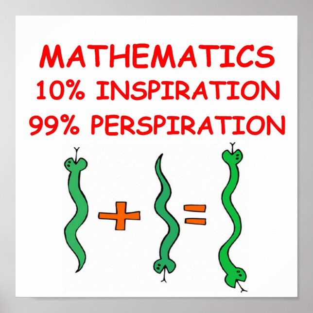 Affiches mathématiques (Devant)