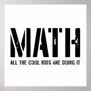 Affiches Maths et enfants Cool