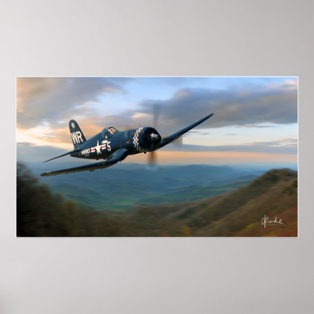 Affiches "Matin dans la vallée" (Devant)