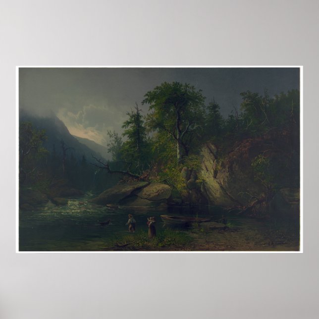 Affiches Matin dans les Adirondacks (Devant)