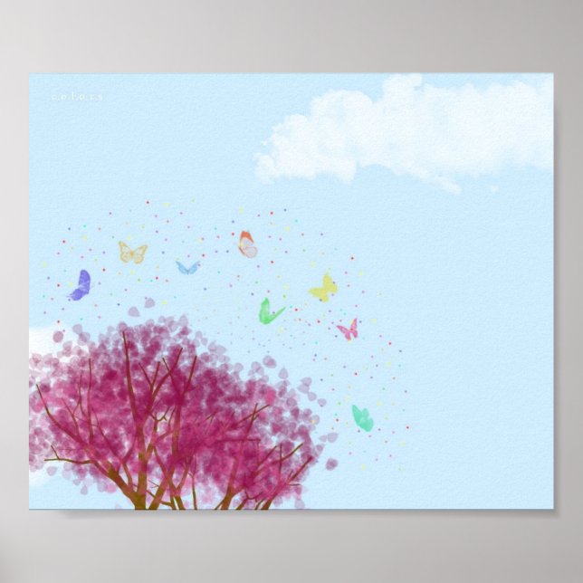 Affiches Matin des papillons (Devant)