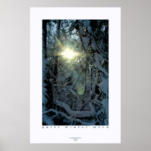 Affiches Matin tranquille d'hiver