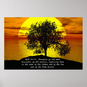 Affiches Matt 28:19 Allez donc faire des disciples