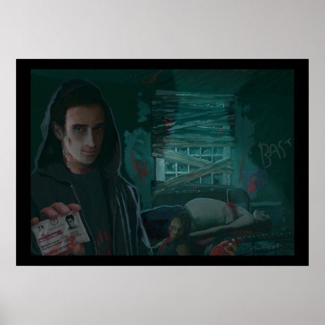 Affiches Matt, Le Chasseur De Vampire Pas Particulièrement  (Devant)