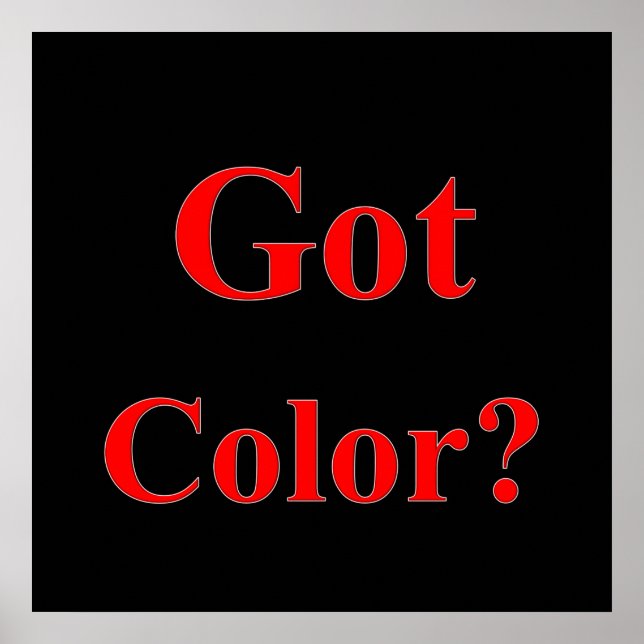 Affiches Matte d'affiche couleur (Devant)