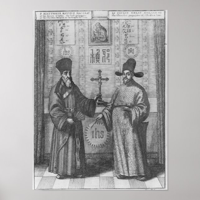 Affiches Matteo Ricci et Paulus Li (Devant)