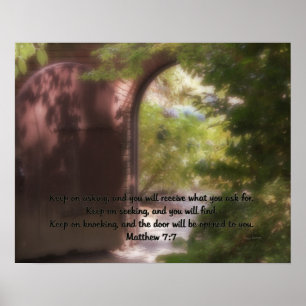 Affiches Matthieu 7:7