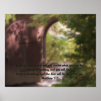 Affiches Matthieu 7:7