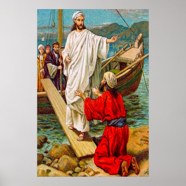 Affiches Matthieu 8:28-34 Sortir des démons (Devant)