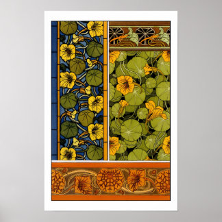 Affiches Maurice Pillard ( dit Verneuil ) Floral Art Nouvea