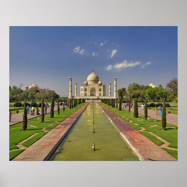 Affiches mausolée du Taj Mahal / Agra, Inde 2 (Devant)