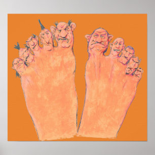 Affiches Mauvais orteils