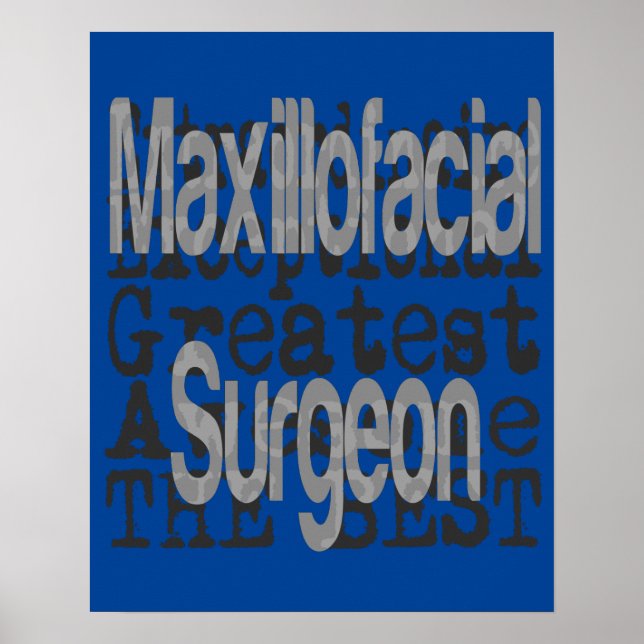 Affiches Maxillofacial Surgeon Extraordinaire (Devant)