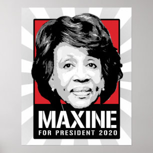 Affiches Maxine Waters pour le président 2020 -