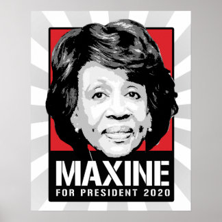 Affiches Maxine Waters pour le président 2020 -