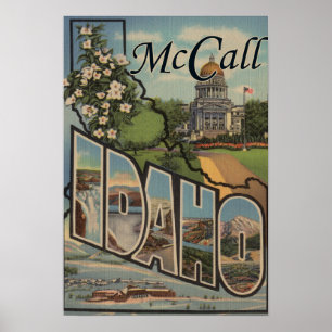 Affiches McCall, IdahoScènes de grandes lettresMcCall, ID