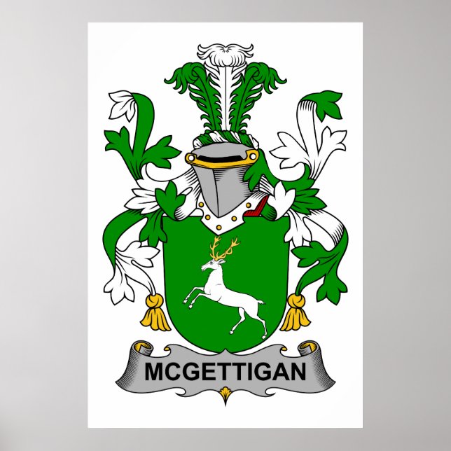 Affiches McGettigan Family Crest (Devant)