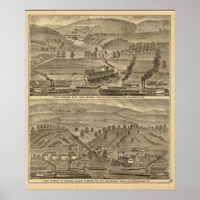 Affiches McKeesport Allegheny County, Pennsylvanie (Devant)