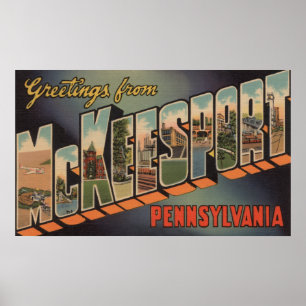 Affiches McKeesport, Pennsylvanie - grandes scènes de