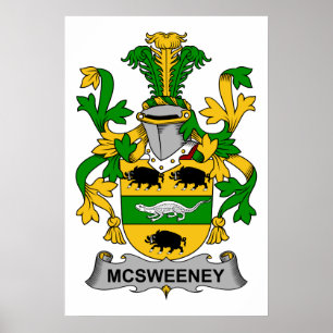 Affiches McSweeney Family Crest