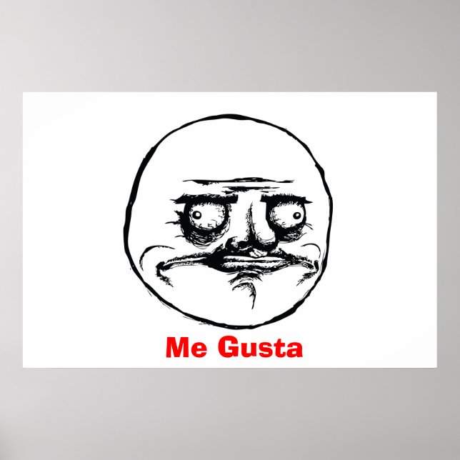 Affiches Me Gusta (Devant)