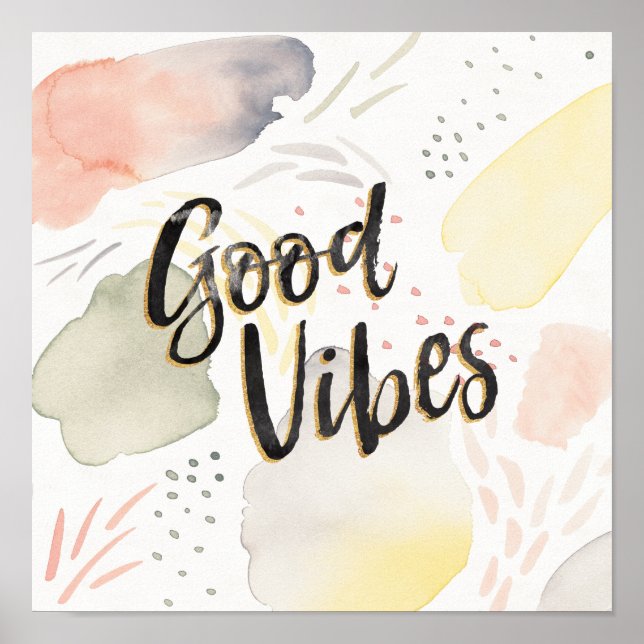 Affiches Meadow Breeze III | GOOD VIBES (Devant)