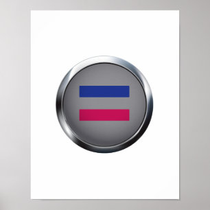 AFFICHES MÉDAILLON ANDROGYNE