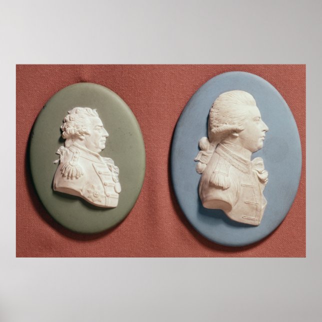 Affiches médaillon de George IV (Devant)