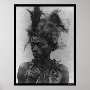 Affiches Médecin sorcier africain 1920