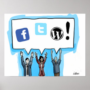 Affiches Médias sociaux FTW !