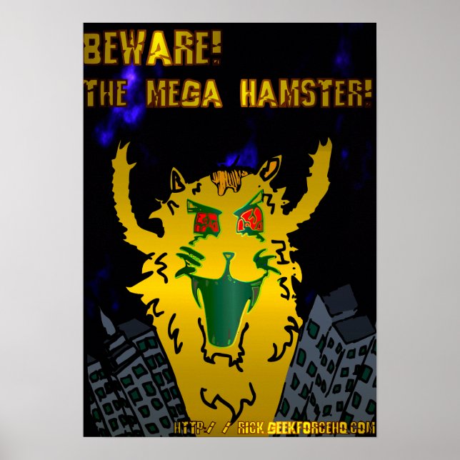 Affiches Mega Hamster (Devant)