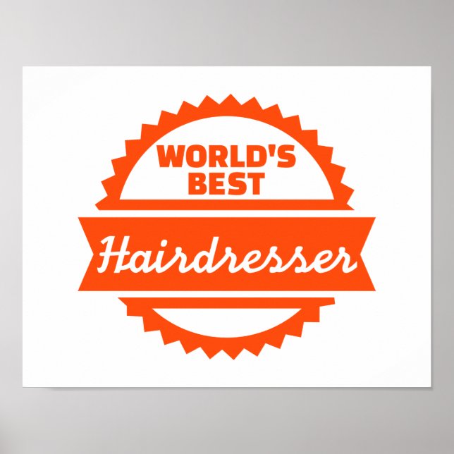 Affiches Meilleur Coiffeur du monde (Devant)