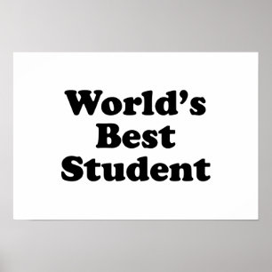 Affiches Meilleur étudiant du monde