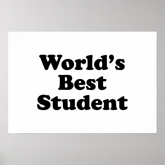 Affiches Meilleur étudiant du monde (Devant)