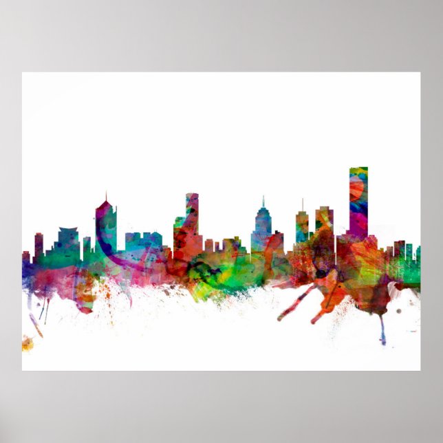 Affiches Melbourne Skyline (Devant)