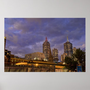 Affiches Melbuorne Skyline
