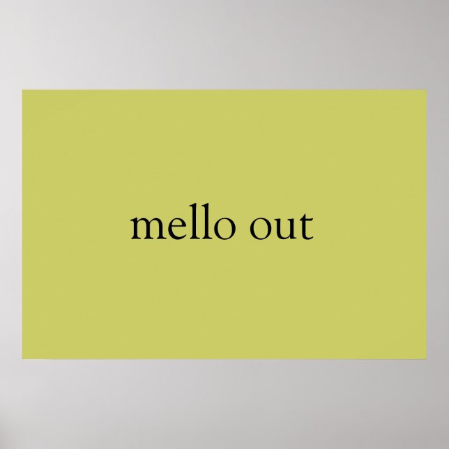 Affiches Mello sort (Devant)