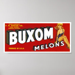 Affiches Mellons Buxom