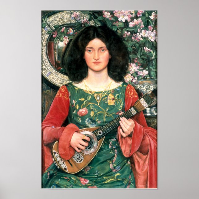 Affiches Mélodie (Musica) par Kate Bunce (1897) (Devant)
