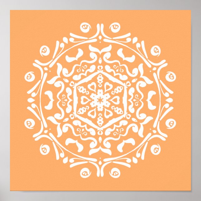 Affiches Melon Mandala (Devant)