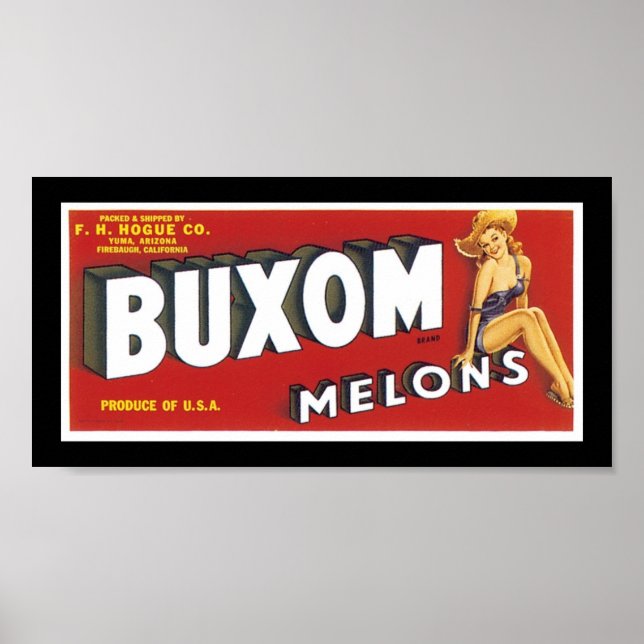Affiches Melons Buxom (Devant)