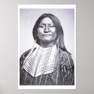 Affiches Membre de la tribu de Comanche, 1872 (photo de