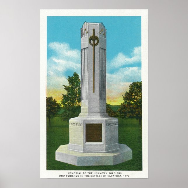 Affiches Mémorial à la vue du soldat inconnu (Devant)