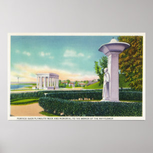 Affiches Mémorial aux femmes de fleur printanière, vue de