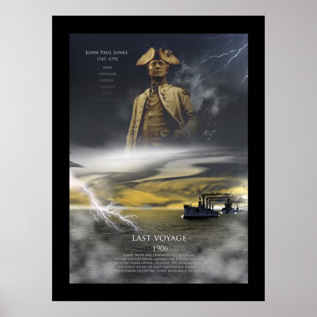 Affiches Mémorial de John Paul Jones (Devant)