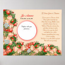 Mémorial - Mère - SI Roses ont grandi dans le poèm