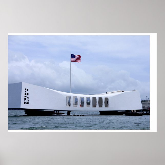 Affiches Mémorial USS Arizona (Devant)